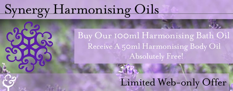 Click here to purchase our special harmonising oil offer - Buy One 100ml Bath Oil and Get The 50ml Body Oil Free!