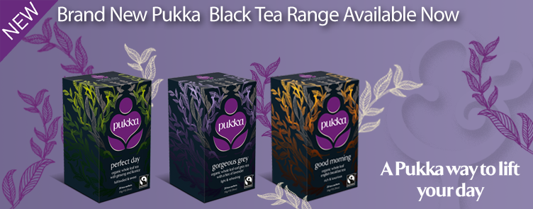 New! Delicious Pukka Black Teas In Three Flavours - Click Here To Purchase