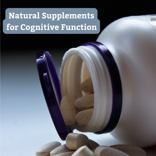 Bottle of supplements. 