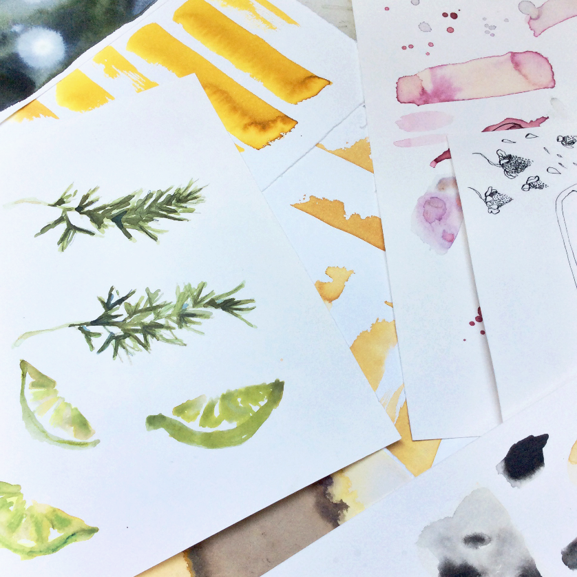 Behind the Scenes of Our Summer Coolers Illustrations