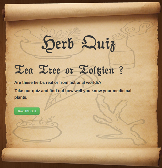 Baldwins Herb Quiz!