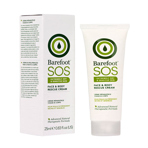 Barefoot Sos Dry + Sensitive Face & Body Cream