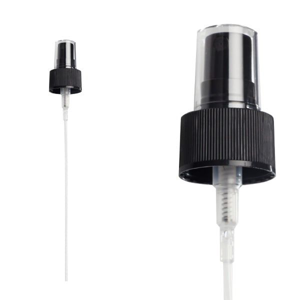 Spray Atomiser 28mm (to Fit Glass Syrup & Pet Plastic Bottles)