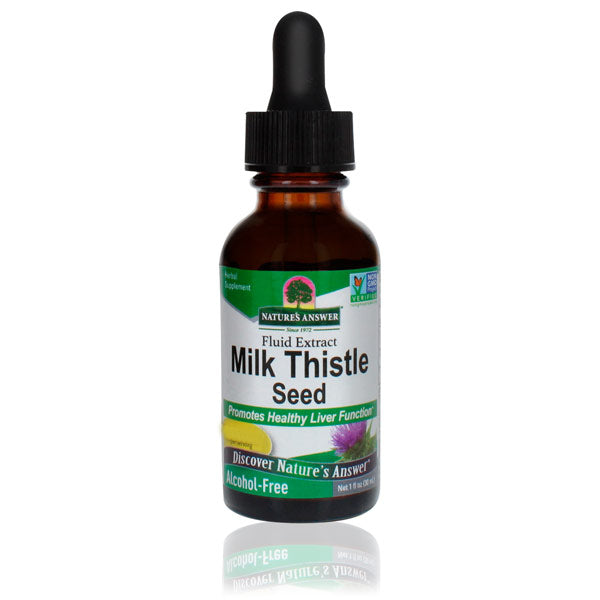 Natures Answer Milkthistle Alcohol Free Fluid Extract 30ml