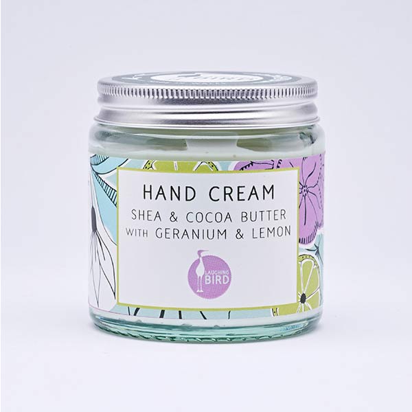Laughing Bird Shea & Cocoa Butter Hand Cream (with Geranium & Lemon)