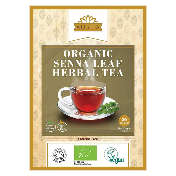 Ausha Organic Senna Leaf Herbal Tea 20 bags