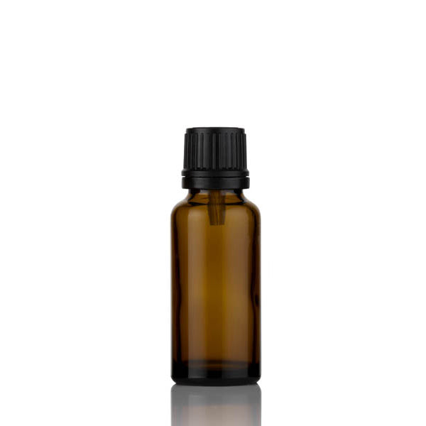 Alpha Glass Bottles with Thick Plug Inserts 25ml