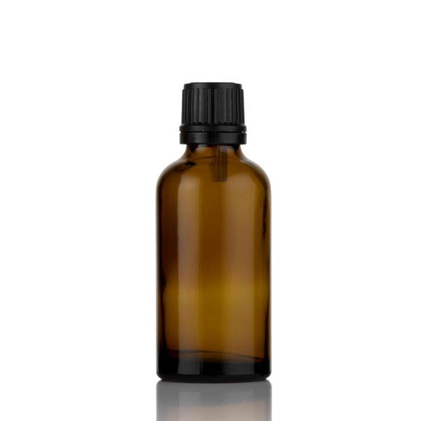 Alpha Glass Bottles with Plain Screw Caps 50ml
