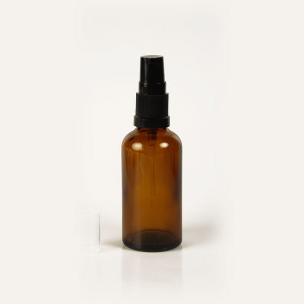 Alpha Glass Bottles with Lotion Pumps 50ml