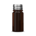 Alpha Amber Glass Bottles with Silver Cap 5ml