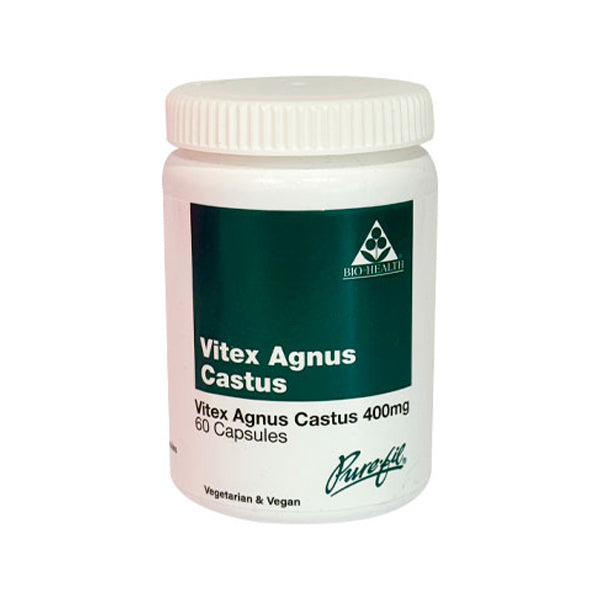 Bio-health Agnus Castus Fruit 400mg 60 Vegetarian Caps
