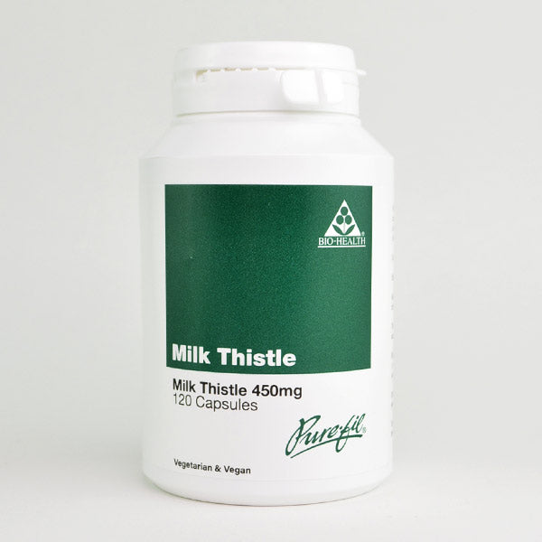 Bio-health Milk Thistle 450mg 120 Vegetarian Capsules