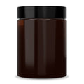 Amber Glass Wide Mouth Jars 100ml