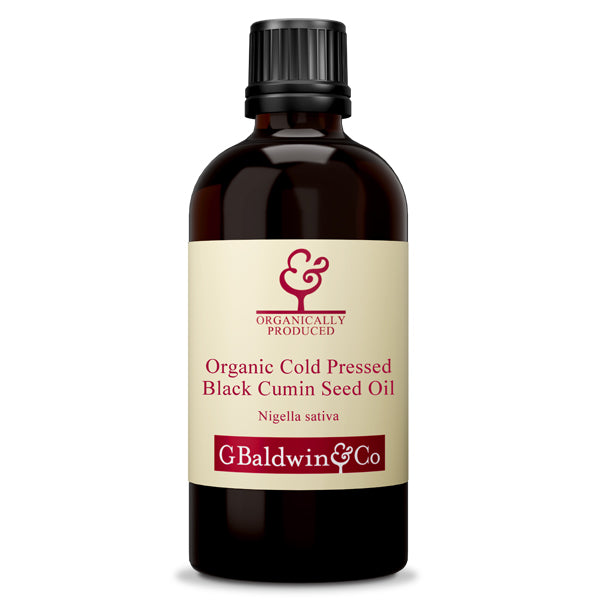 Baldwins Organic Cold Pressed Black Cumin Seed Oil (Nigella sativa)