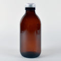 Syrup Bottles with Silver Caps 150ml