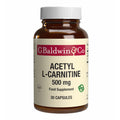 Baldwins Acetyl L-carnitine 500mg 30 Capsules