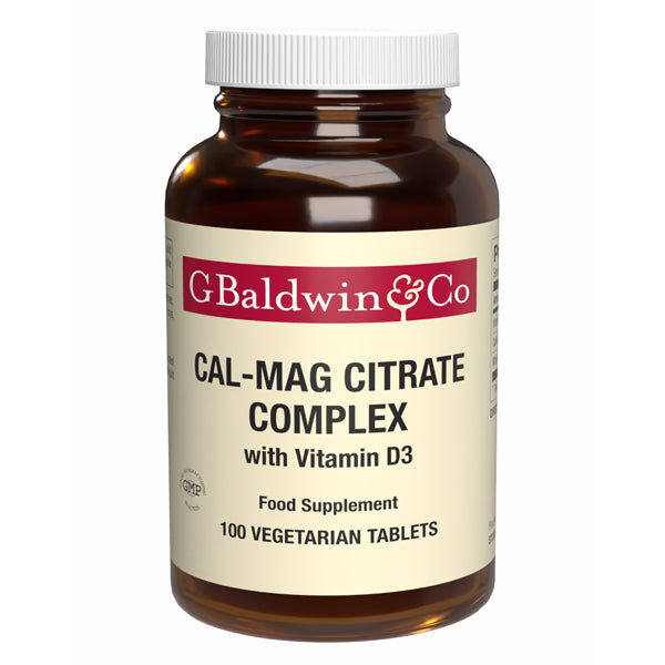 Baldwins Cal-mag Citrate Complex With Vitamin D3 100 Tablets
