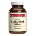 Baldwins L-arginine 500mg 90 Capsules