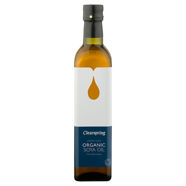 Clearspring Organic Unrefined Soya Oil 500ml
