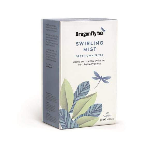 Dragonfly Tea Swirling Mist Organic White Tea 20 Sachets
