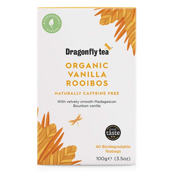 Dragonfly Tea Organic Vanilla Rooibos 40 Teabags