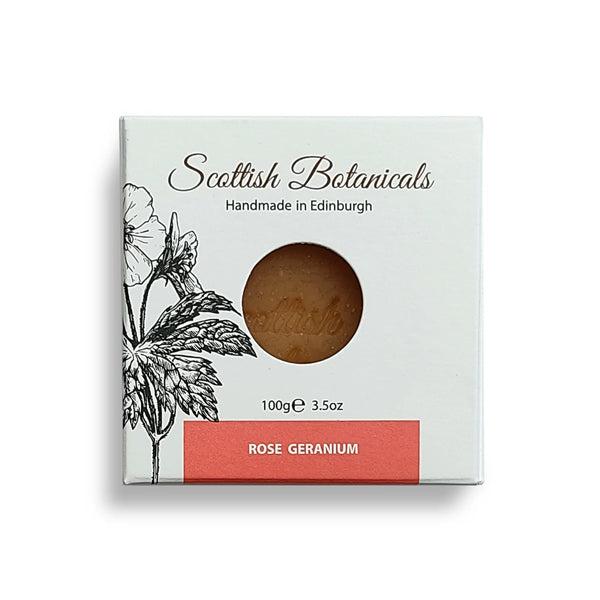 Scottish Botanicals Rose Geranium Soap 100g