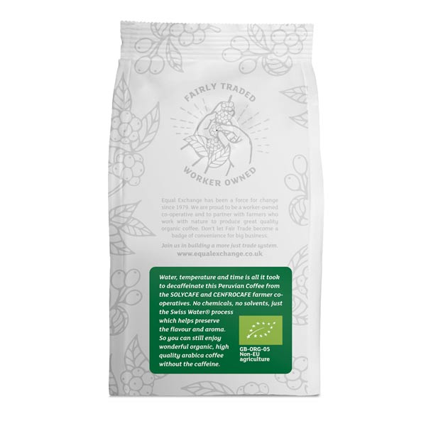 Equal Exchange Organic Decaffeinated Ground Coffee 200g