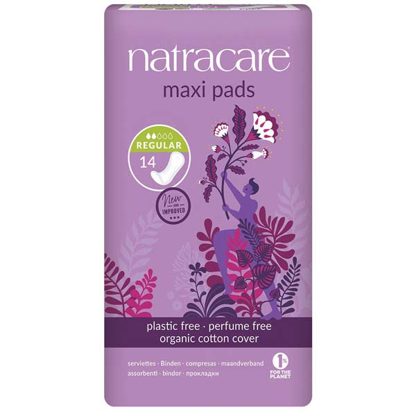 Natracare Maxi Pads x 14 (regular)