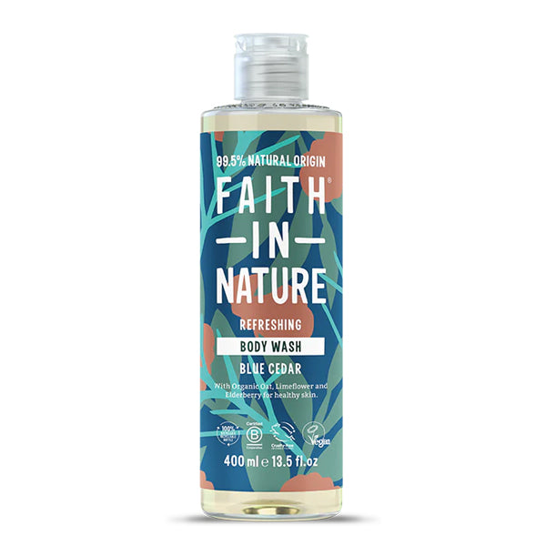 Faith in Nature Blue Cedar Body Wash 400ml