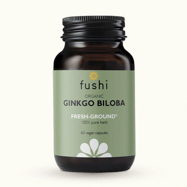 Fushi Organic Wholefood Ginkgo Biloba 60 Vegetarian Capsules