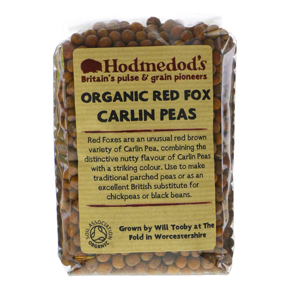 Hodmedods Organic Red Fox Carlin Peas 500g