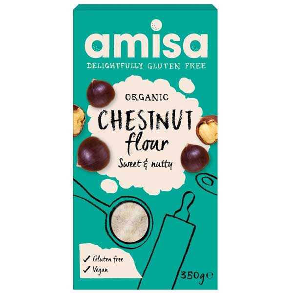 Amisa Organic Gluten Free Chestnut Flour 350g