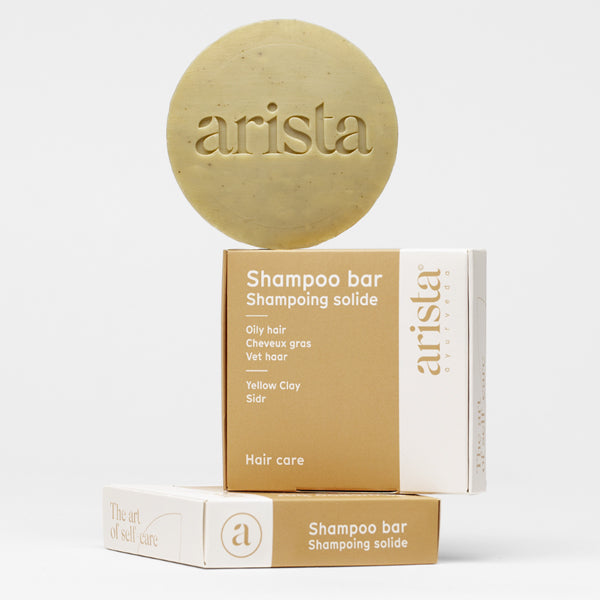 Arista Shampoo Bar Oily Hair Yellow Clay and Sidr Powder 80g