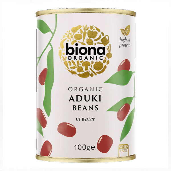 Biona Organic Canned Aduki Beans 400g