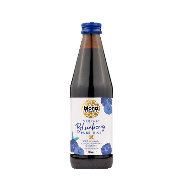 Biona Organic Pure Pressed Blueberry Juice 330ml