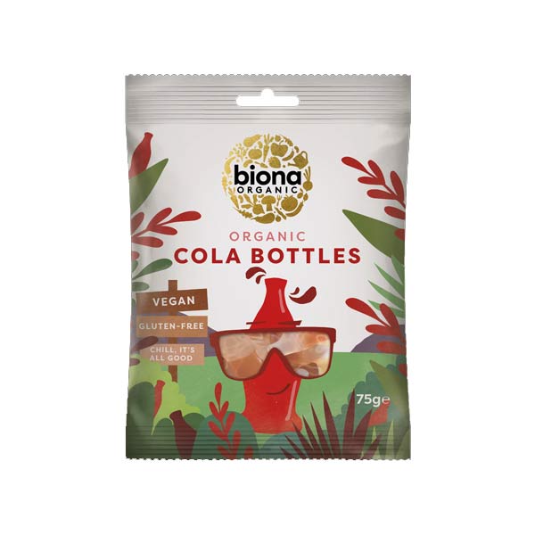 Biona Organic Cool Cola Bottles Jellies 75g