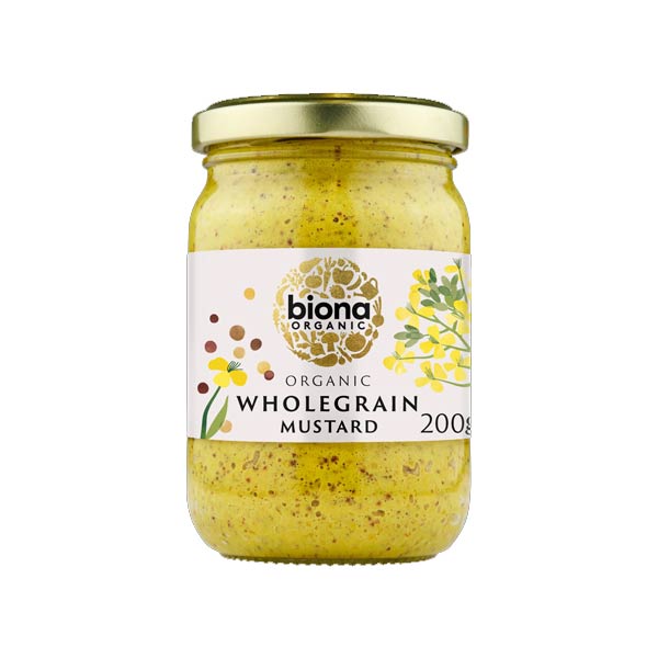 Biona Organic Wholegrain Mustard 200g
