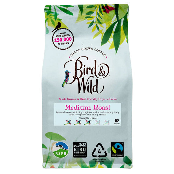Bird & Wild Medium Roast Coffee Beans 200g