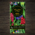 Chocolate & Love 100% Cocoa Extra Dark Chocolate with Candied Ginger 80g