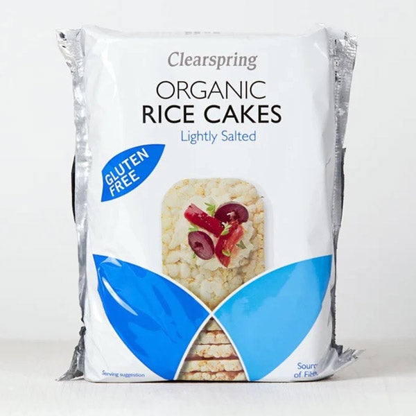 Clearspring Organic Wholegrain Rice Cakes Lightly Salted 130g