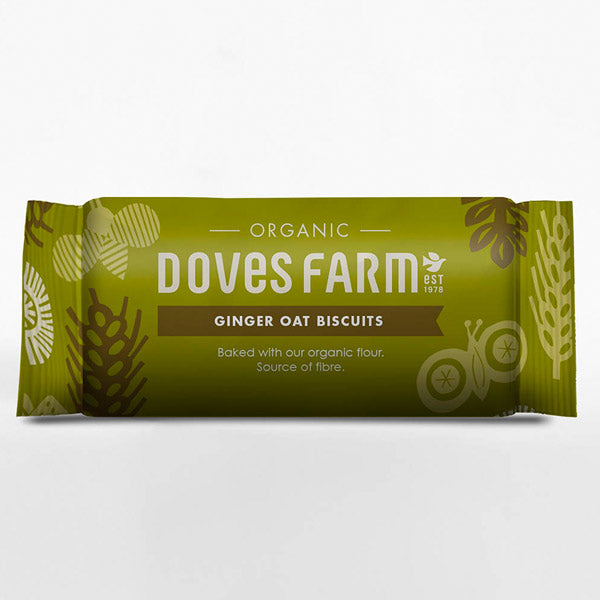 Doves Farm Organic Ginger Oat Biscuits 200g