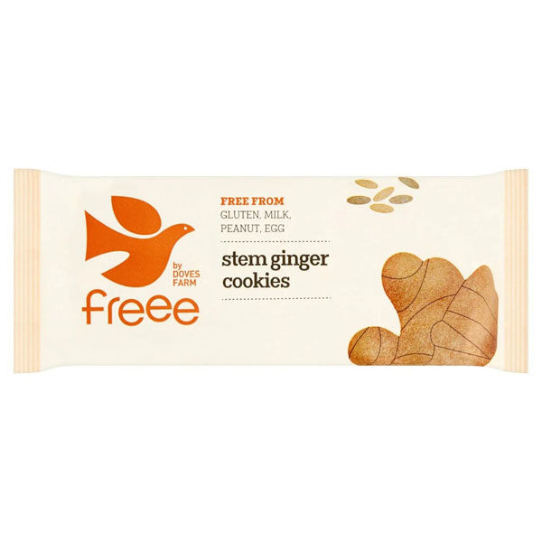 Doves Farm Free from Stem Ginger Cookies 150g