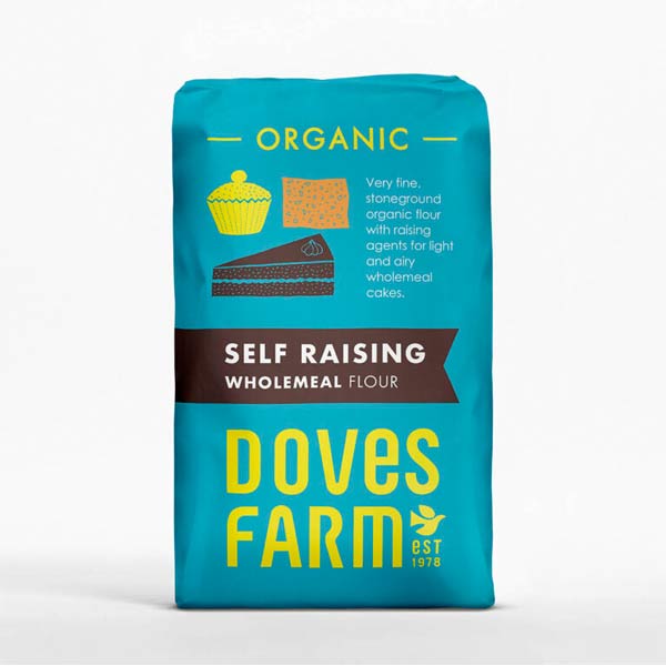 Doves Farm Organic Self Raising Wholemeal Flour 1kg