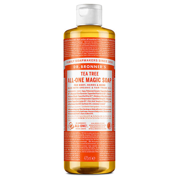 Dr Bronner Liquid Soap Tea Tree 475ml