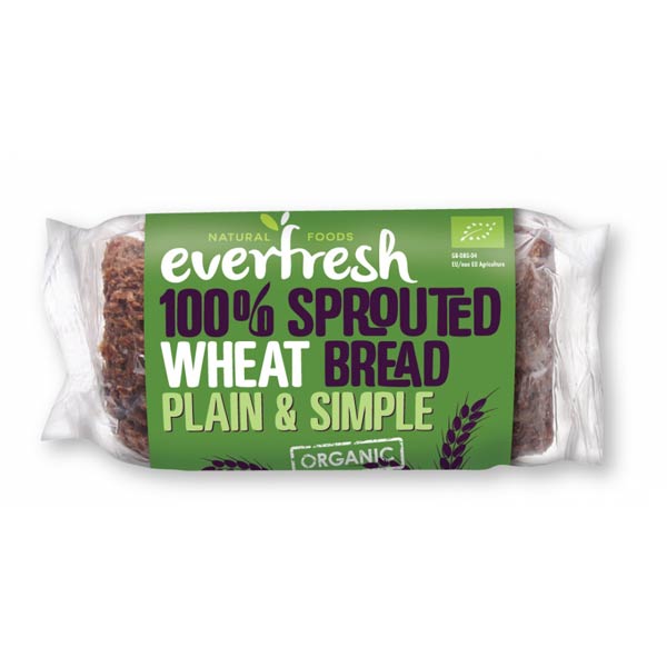 Everfresh Organic 100% Sprouted Wheat bread 400g