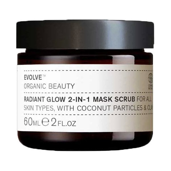 Evolve Skincare Radiant Glow 2-in-1 Mask Scrub 60ml