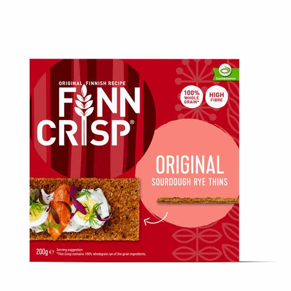 Finn Crisp Original Sourdough (Rectangular) Rye Thins 200g