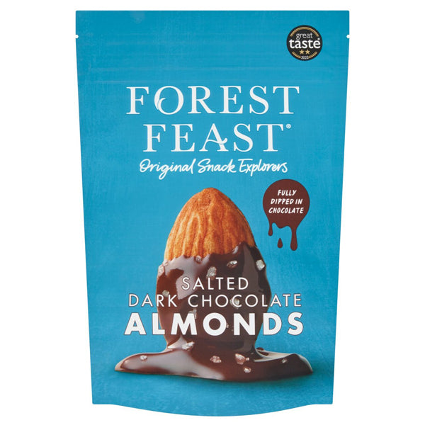 Forest Feast Salted Dark Chocolate Almonds 120g