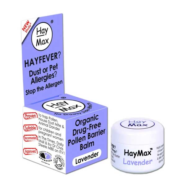 Haymax Organic, Natural, Drug-free Pollen Barrier 5ml. Lavender Fragrance