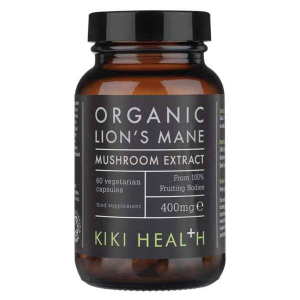 Kiki Health Organic Lion's Mane Mushroom Extract 60 caps